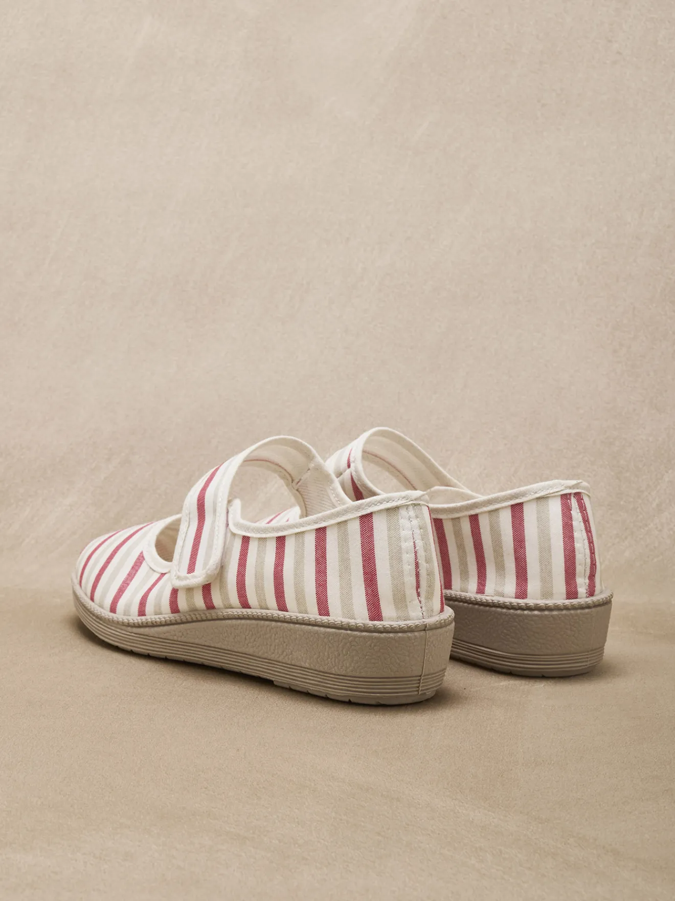 Clearance Babies ajustables par 1 patte scratch Femme Chaussures En Toile
