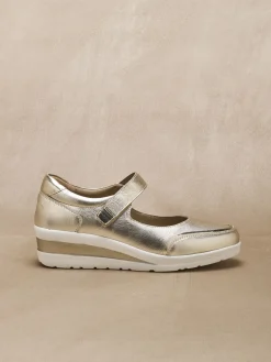 Sale Babies cuir à scratch semelle compensée Femme Babies