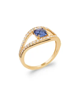 Online Bague améthyste et zirconias Femme Accessoires Et Bijoux