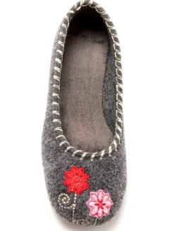 Clearance Ballerines brodées Femme Pantoufles, Chaussons
