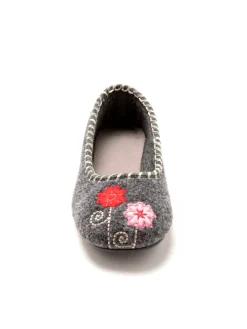 Clearance Ballerines brodées Femme Pantoufles, Chaussons