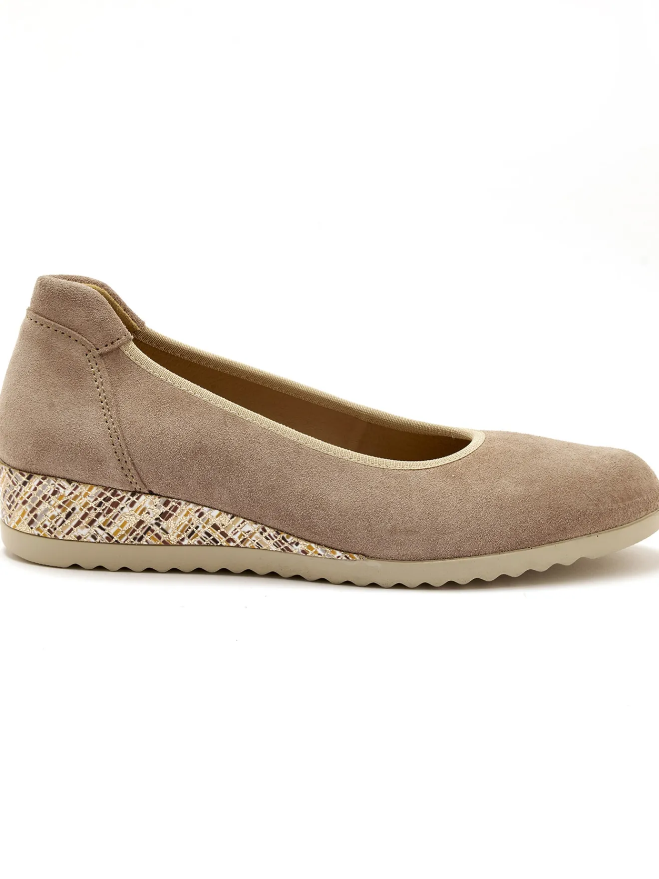 Ballerines compensées semelle amovible Femme Ballerines