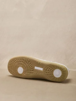 Ballerines dessus cuir perforé Femme Ballerines