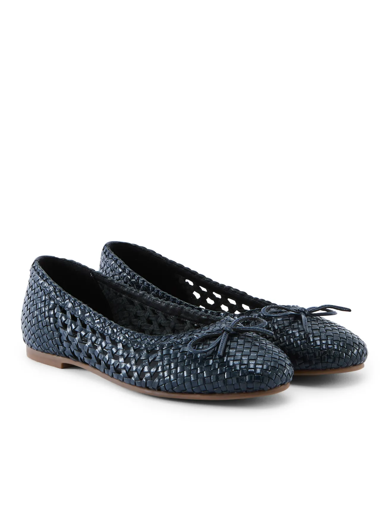 Best Ballerines en cuir tressées Femme Ballerines