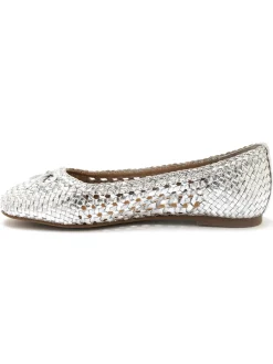 Hot Ballerines en cuir tressées Femme Ballerines