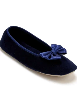 Ballerines plates textile Femme Pantoufles, Chaussons