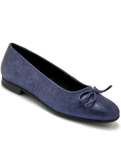 New Ballerines plates tout cuir Femme Ballerines