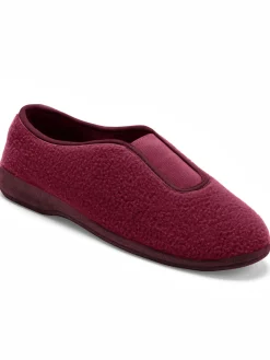 Sale Ballerines souples en fibre polaire Femme Pantoufles, Chaussons