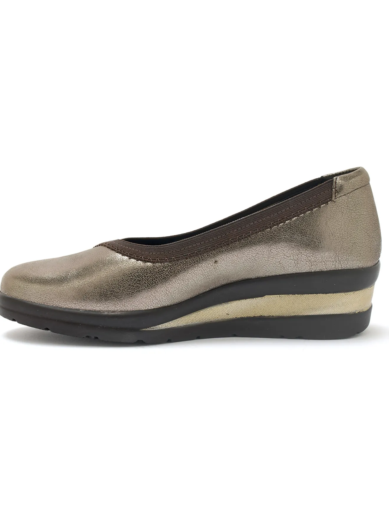 Discount Ballerines tout cuir élastiquées Femme Ballerines