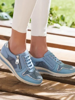 Outlet Baskets cuir à aérosemelle® Femme Baskets, Derbies