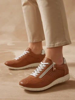 Hot Baskets cuir à aérosemelle® amovible Femme Baskets, Derbies