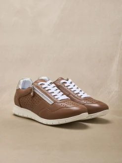 Hot Baskets cuir à aérosemelle® amovible Femme Baskets, Derbies