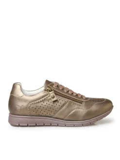 New Baskets cuir à aérosemelle amovible Femme Baskets, Derbies