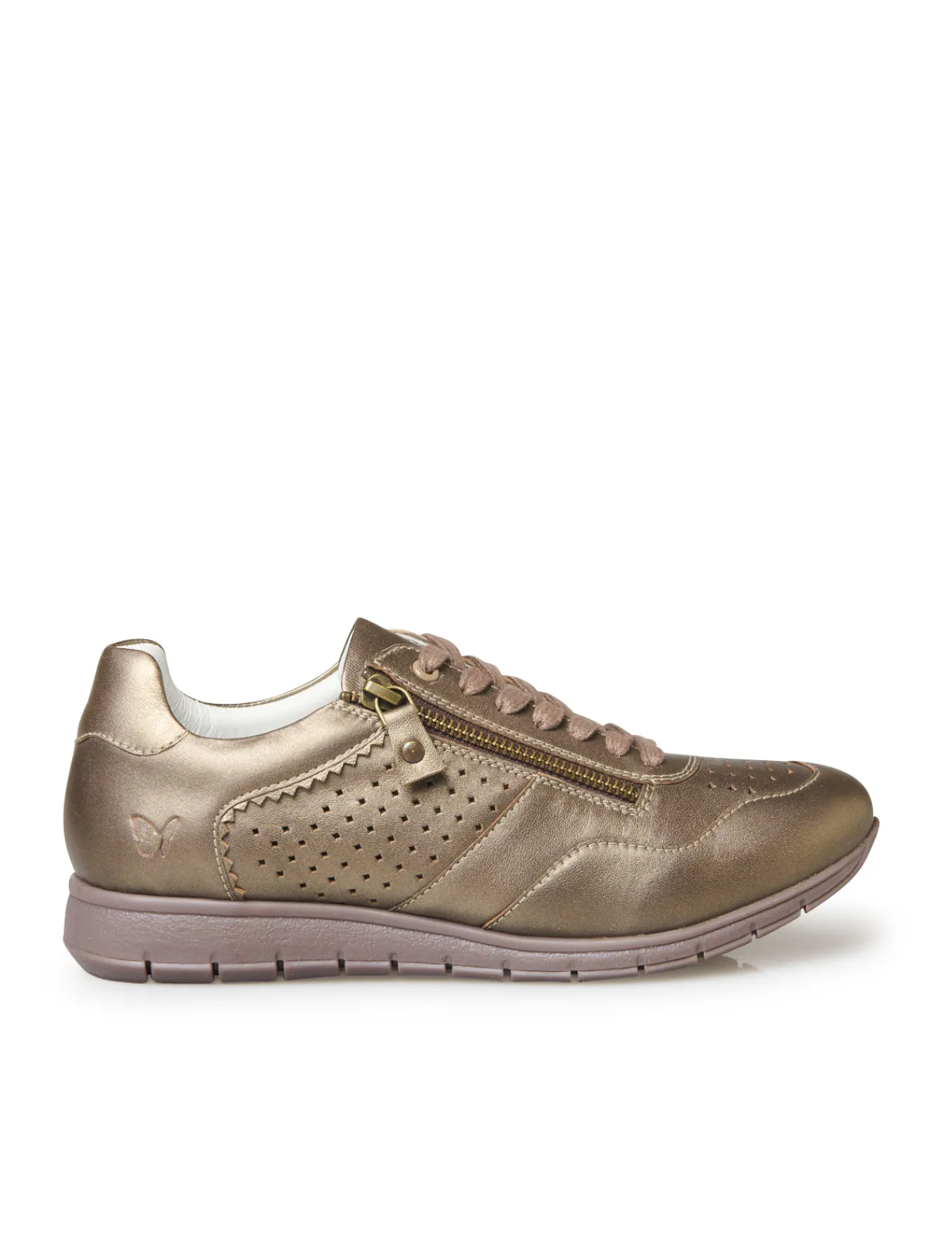 New Baskets cuir à aérosemelle amovible Femme Baskets, Derbies