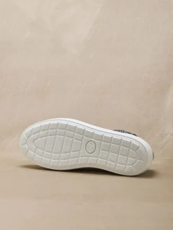 Baskets cuir avec zip et lacets Femme Baskets, Derbies