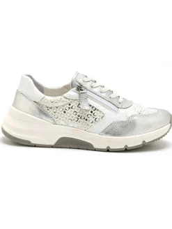 Online Baskets cuir et textile Femme Baskets, Derbies