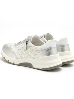 Online Baskets cuir et textile Femme Baskets, Derbies