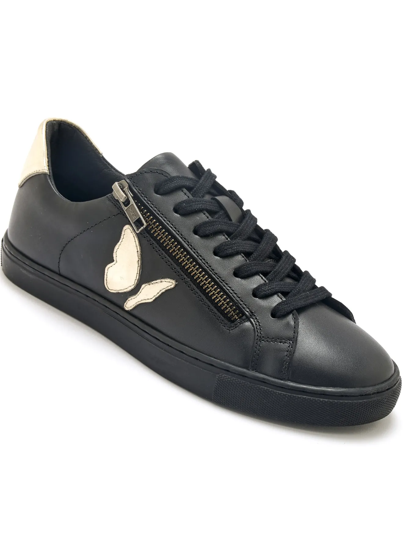 Online Baskets cuir motif papillon Femme Baskets, Derbies