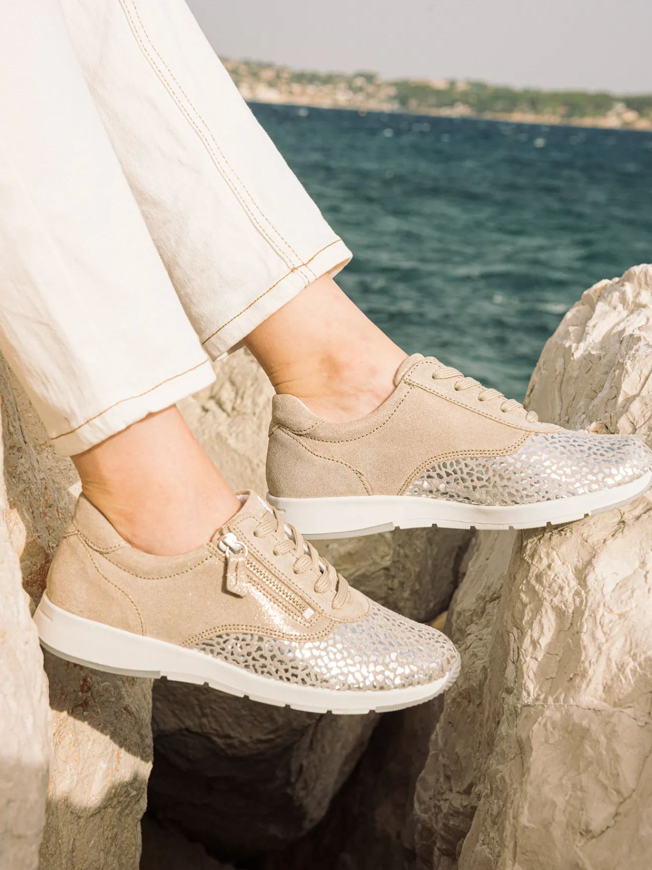 Clearance Baskets extensibles idéal hallux valgus Femme Baskets, Derbies