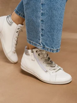 Discount Baskets montantes semelle amovible Femme Baskets, Derbies