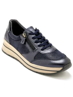 Baskets zip et lacets semelle amovible Femme Baskets, Derbies