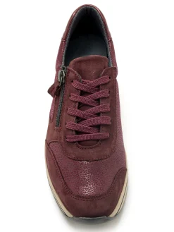 New Baskets zip et lacets semelle amovible Femme Baskets, Derbies