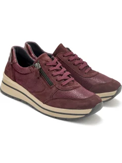 New Baskets zip et lacets semelle amovible Femme Baskets, Derbies