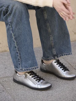 Clearance Baskets zippées aérosemelle amovible Femme Baskets, Derbies