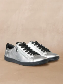 Clearance Baskets zippées aérosemelle amovible Femme Baskets, Derbies