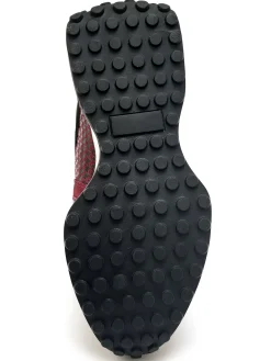 Clearance Baskets zippées cuir lisse et verni Femme Baskets, Derbies