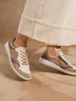 Discount Baskets zippées semelle amovible Femme Baskets, Derbies