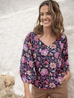 Best Blouse base élastiquée Femme Chemisier, Blouse