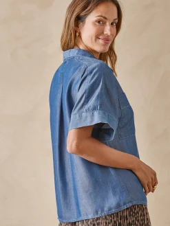 Discount Blouse coupe ample Femme Chemisier, Blouse