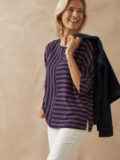 New Blouse crêpe manches chauve-souris Femme Chemisier, Blouse