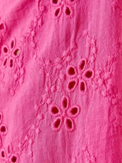 Online Blouse en brooderie anglaise Femme Chemisier, Blouse