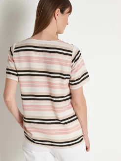 Online Blouse en crêpe encolure ronde Femme Chemisier, Blouse