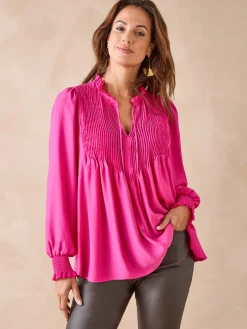 Discount Blouse en satin Femme Chemisier, Blouse