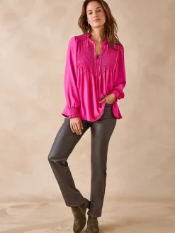 Discount Blouse en satin Femme Chemisier, Blouse