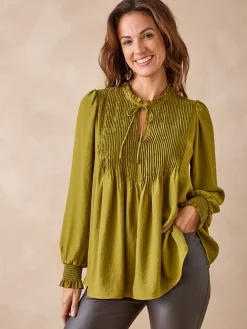 Discount Blouse en satin Femme Chemisier, Blouse