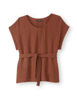 Best Blouse en seersucker Femme Chemisier, Blouse