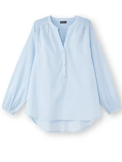 Online Blouse en voile de coton Femme Tunique|Chemisier, Blouse