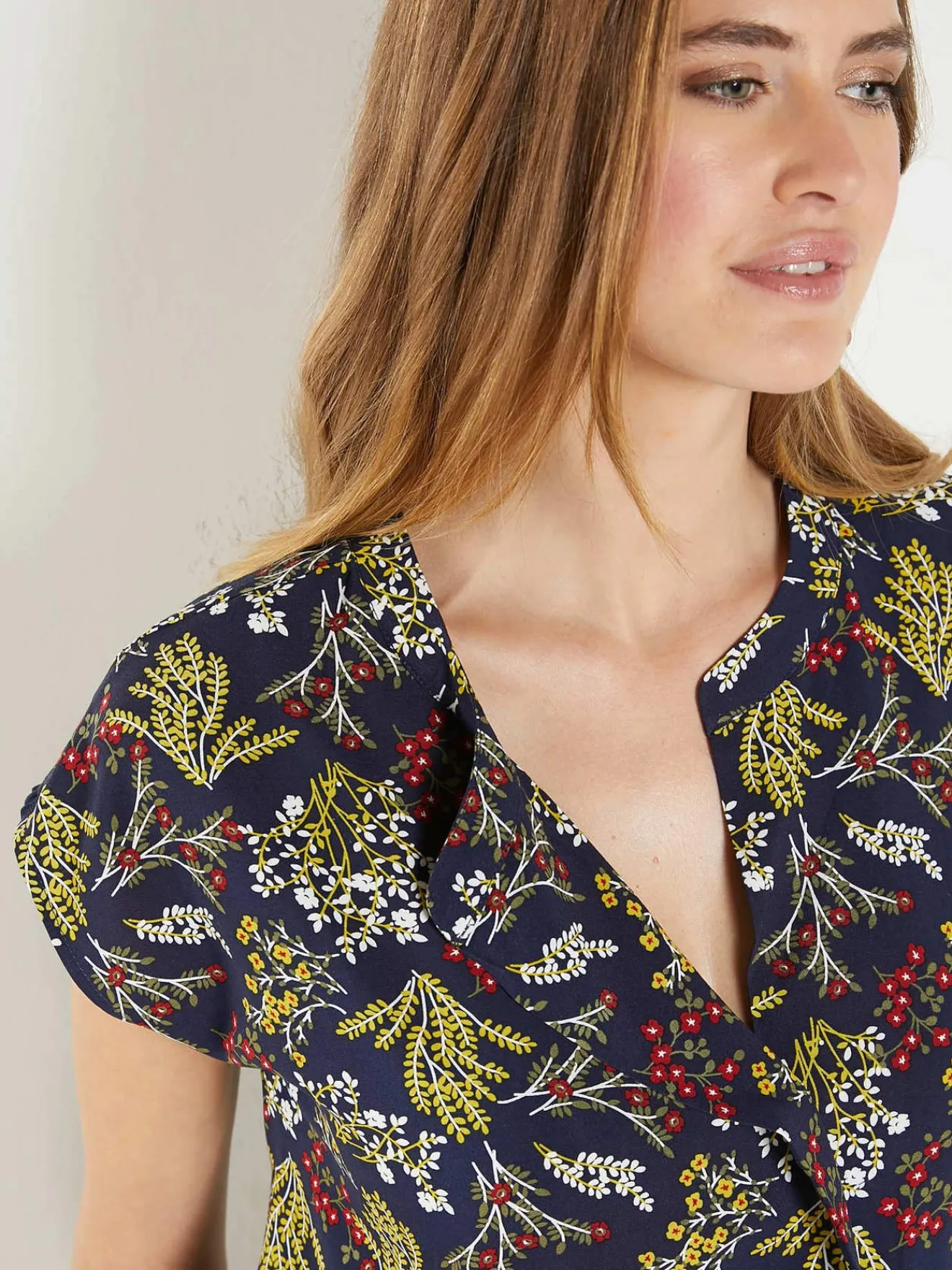 Outlet Blouse fluide Femme Chemisier, Blouse