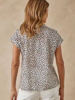 Best Blouse fluide manches T Femme Chemisier, Blouse