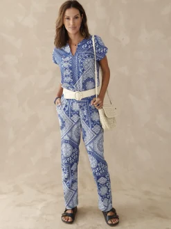 Outlet Blouse fluide manches T Femme Chemisier, Blouse