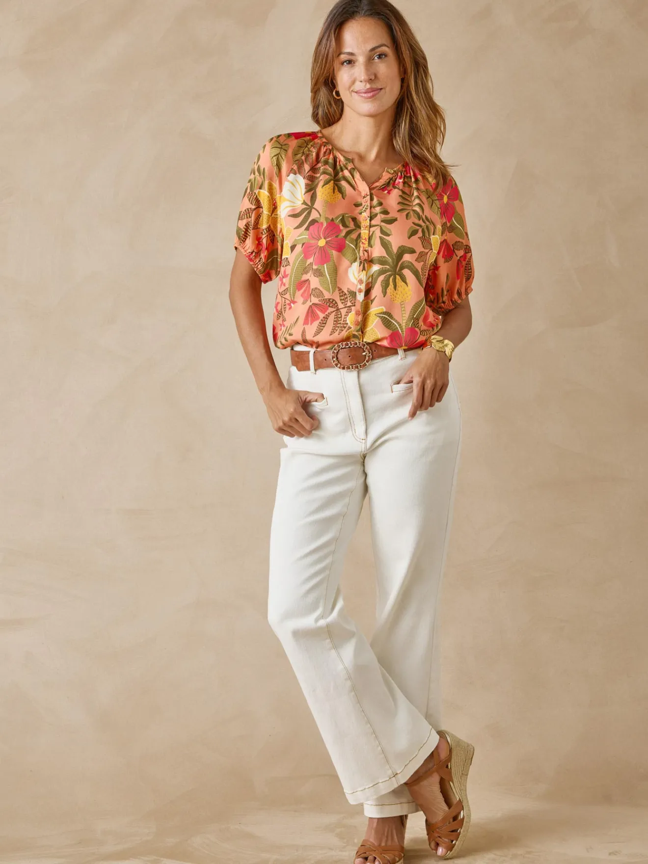 Online Blouse toute boutonnée Femme Chemisier, Blouse