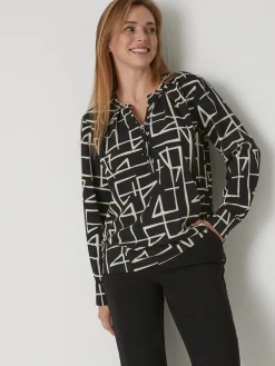 Blouse zippée Femme Chemisier, Blouse