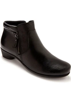 Outlet Boots cuir à aérosemelle® extra larges Femme Boots