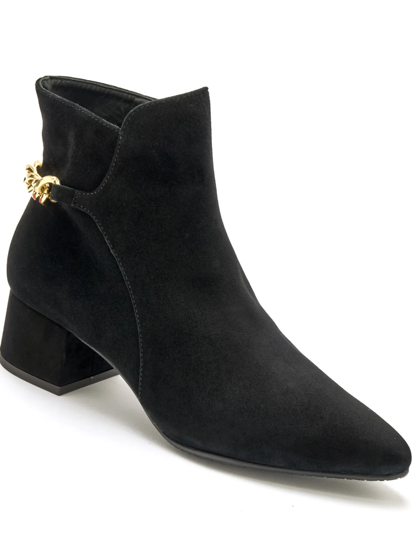 Outlet Boots cuir velours à aérosemelle® Femme Boots