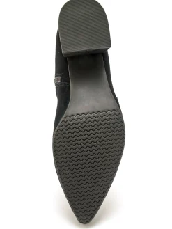 Outlet Boots cuir velours à aérosemelle® Femme Boots