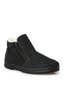 Outlet Boots fourrées double zip Homme Boots|Chaussures Homme